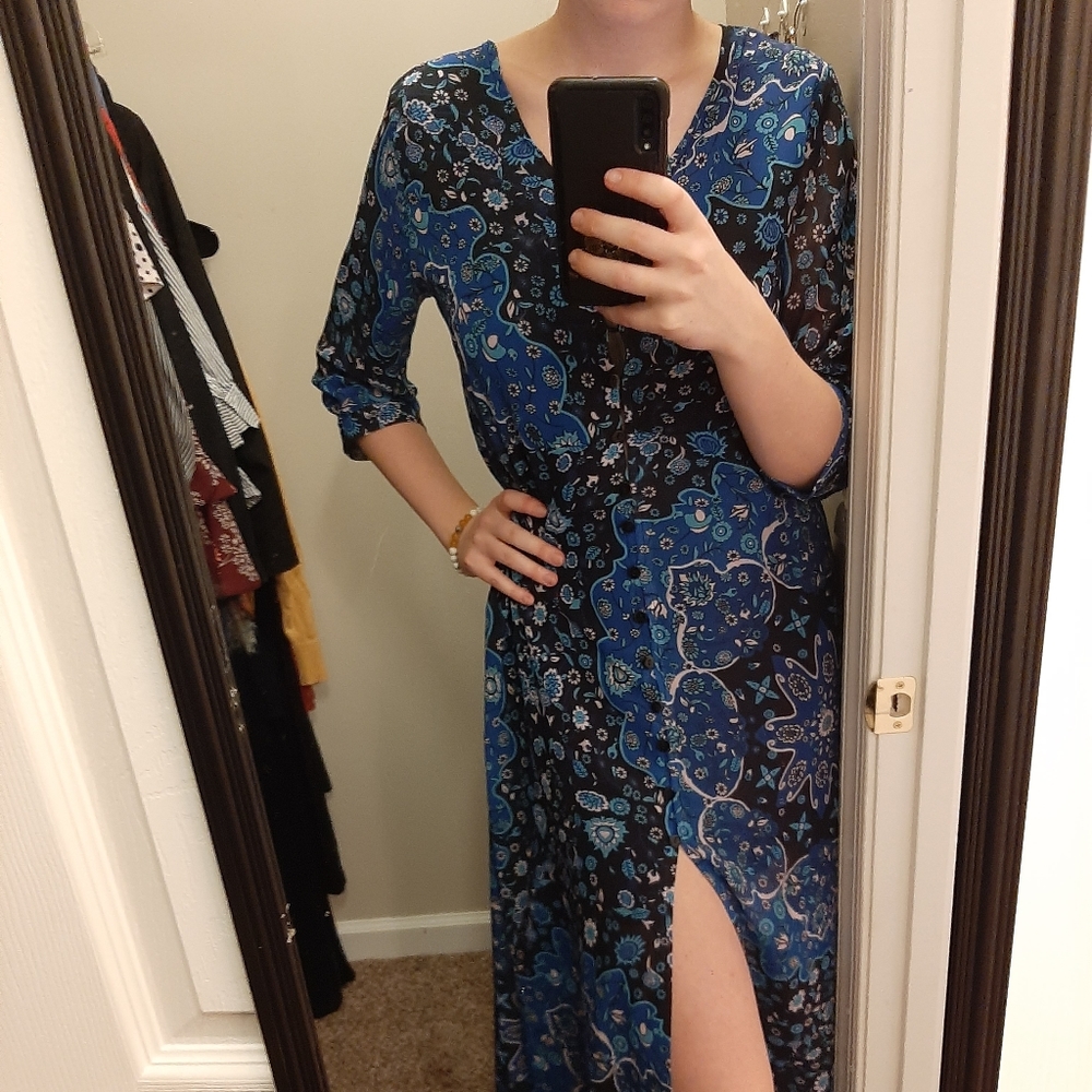 Floral Maxi Dress (XL)